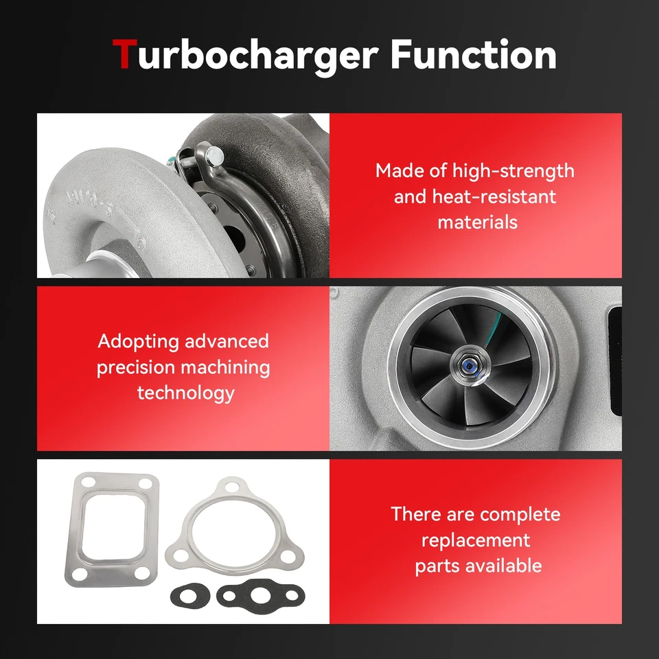 Turbo Turbocharger For Caterpillar Excavator E200B Engine 49179-00451 4917900451 Foto 3 de 4