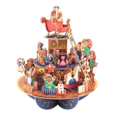 Pirouette 3D Pop Up Advent Calendar Countdown Elf Workshop 21.2 x 21.2 x 26.5cm