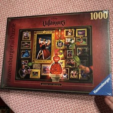 Ravensburger 1000 Puzzle Disney Villainous Queen of Hearts Alice in Wondeland