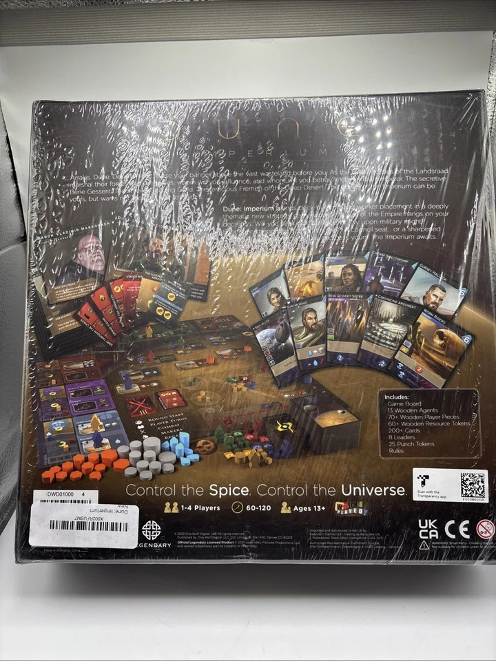 Dune: Imperium Board Game – New Sealed (Box Wear, Scratches, Creases) - Image 3 of 4