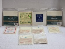 LOT OF 10 PACKS OF 14 COUNT AIDA CROSS STITCH FABRIC NEW AND SEALED