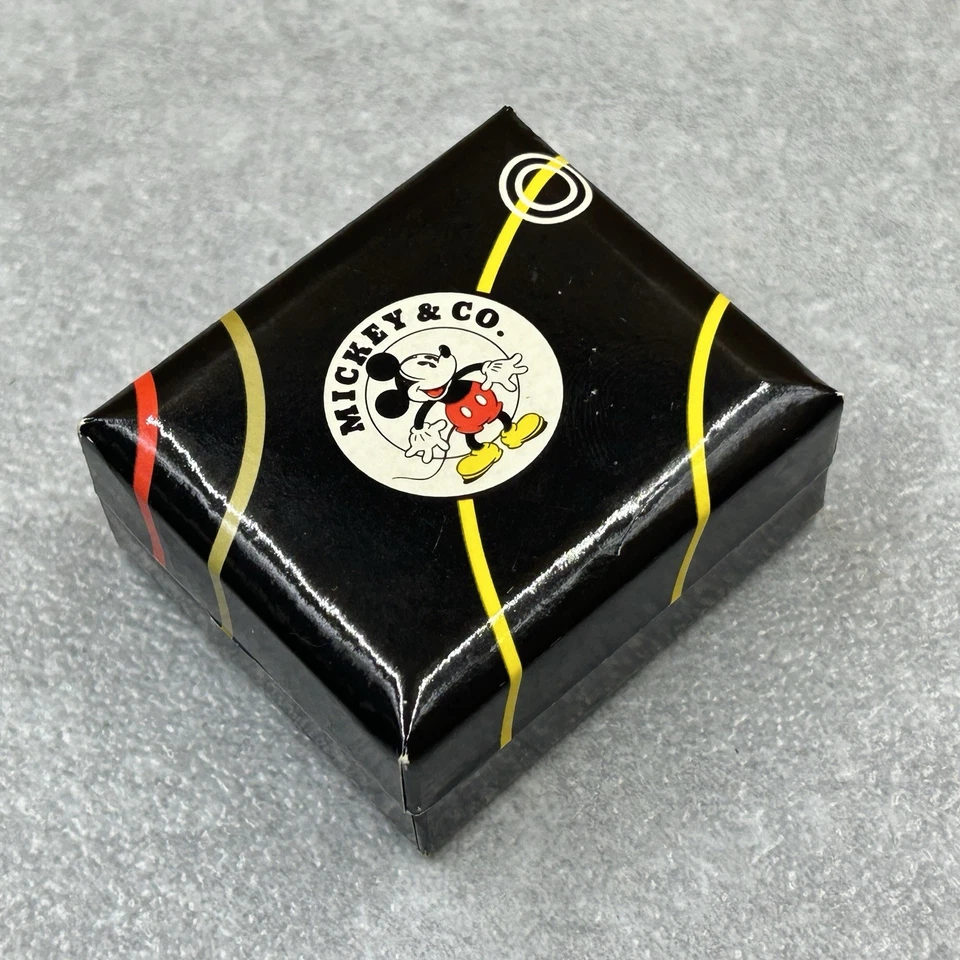 Vintage Colibri Disney Mickey & Co Tie Tack Gold Tone Mickey Mouse New In Box - Image 4 of 4
