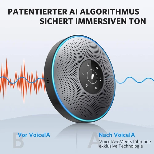 eMeet OfficeCore M2 Konferenzlautsprecher grau, NEU, OVP, Rechnung