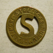 Baltimore Streetcar Museum (Maryland) transit token - MD60AQ