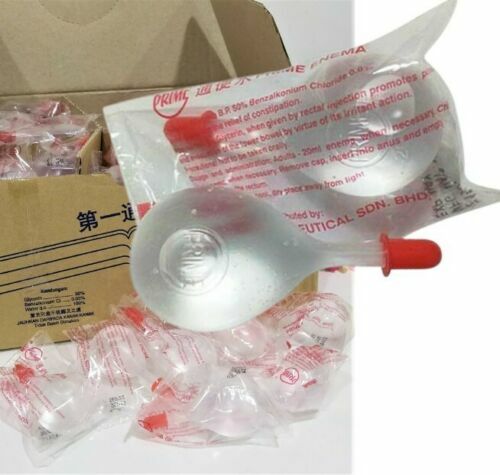 Prime Enema Pump 50 Pieces, Pump For Instant Constipation Relief - Picture 2 of 7