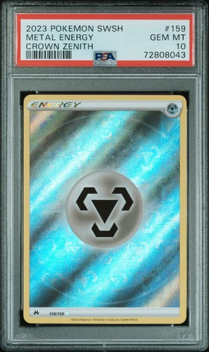 Metal Energy graded PSA 10 for sale on eBay