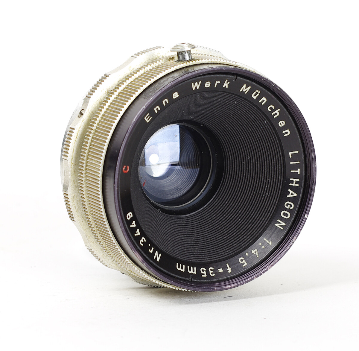 レア★ドイツ製Enna Werk Munchen LITHAGON 4.5/35 Enna Werk Munchen Red C Lithagon 4.5/35mm f/4.5 35mm mount