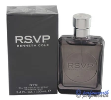 KENNETH COLE RSVP  BY KENNETH COLE 3.4/3.3 OZ EDT SPRAY FOR MEN NEW IN BOX