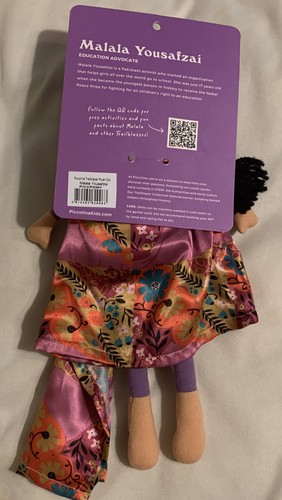 Piccolina Trailblazer Malala Yousafzai Plush Doll - Picture 2 of 2