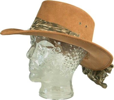 Lederhut Westernhut Damenhut Rindsleder Rost Cowboyhut