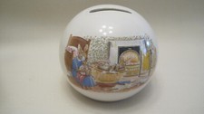 Royal Doulton Bunnykins Money Ball Bank Vintage w/ box 1988