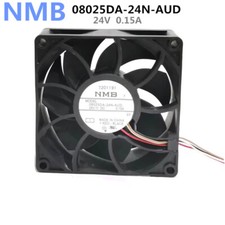 1pcs NMB 08025DA-24N-AUD 8025 24V 0.15A Cooling Fan 8CM Large Air Volume 4-Wires