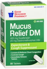 GNP MUCUS RELIEF DM TAB 50 