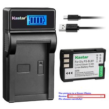 Kastar LCD Charger Battery for Olympus BLM-1 BLM-01 Olympus EVOLT E-500 E500