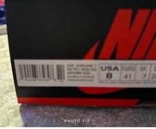 Size 8 - Jordan 1 Black 2020