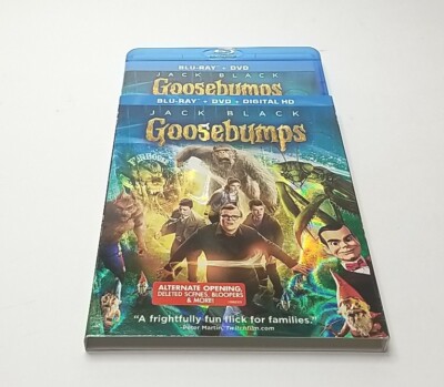 Goosebumps (Blu-ray, 2015)+ DVD, no digital, with slipcover 43396446793| 