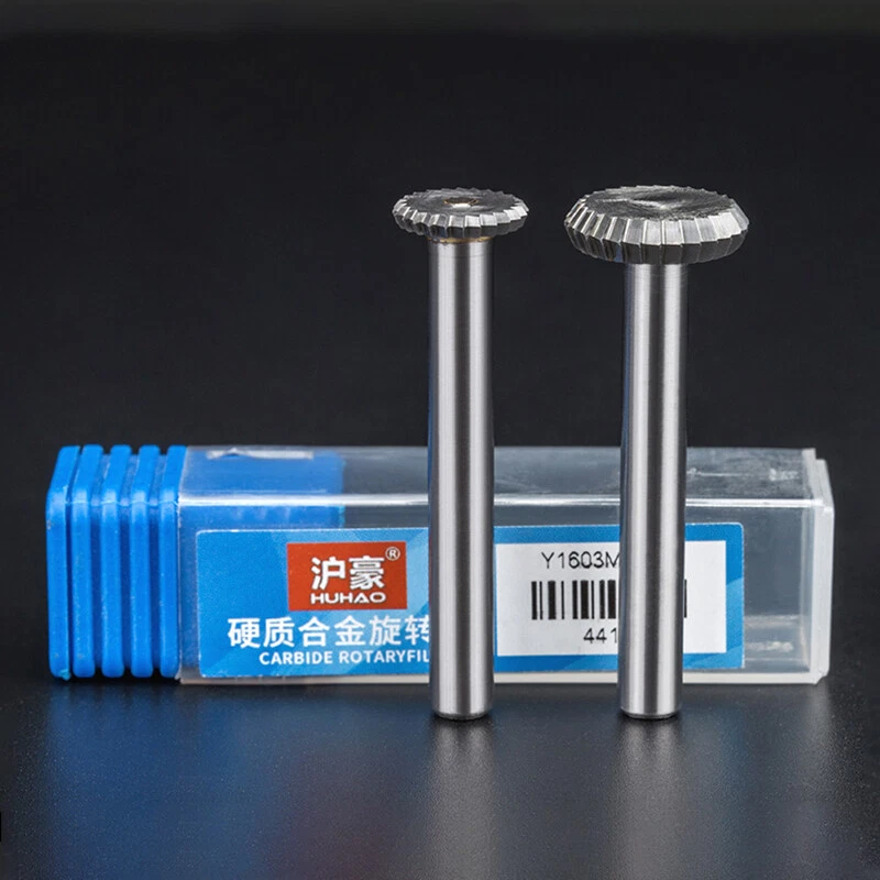 Rebaba de lima giratoria Ø 12-25 mm cortador de carburo sólido cabezal de broca de vástago de molienda Foto 4 de 4