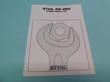 PARTS LIST MANUAL FOR STIHL MS260 CHAINSAW ( 33 PAGES ) ------------- MAN11A