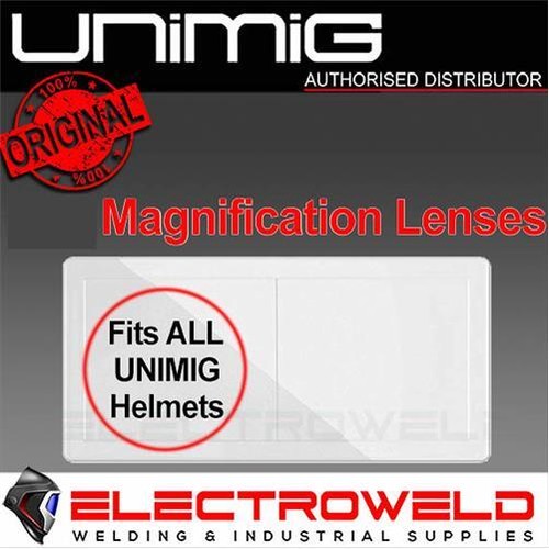 UNIMIG Magnification Lens 1.5X 2.0X 2.5 Welding Helmet Toxic Viper Chaos RWX8000 - Foto 3 di 5