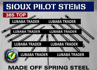 BRAND NEW 13x SIOUX VALVE GUIDE PILOT STEM/PILOT SET TAPERED .385'' TOP HARDENED