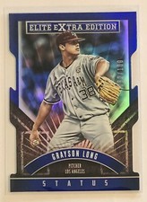 Grayson Long 2015 Elite Extra Edition Status Die Cut 82/100 Los Angeles Angels