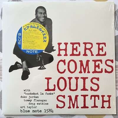 Louis Smith   Here Comes Louis Smith  Japanese Reissue 1984 OBI Sticker!