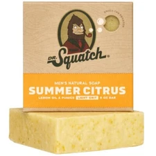 Dr. Squatch Men's Natural Soap - Summer Citrus 5oz