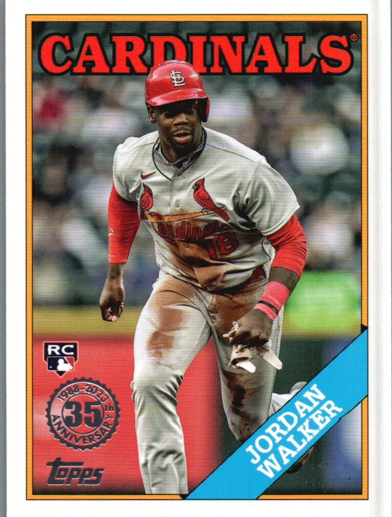 2023 Topps Update #88US-49 Jordan Walker 1988 Topps Baseball