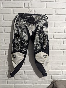 FOX Racing 180 Pants Boys 28 (12-14) Motocross Dirt Bike ATV Black White