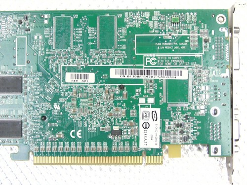 Dell 128MB DVI S-Video VGA PCIe Card PCI Adapter - F3988 0F3988 - Picture 8 of 11