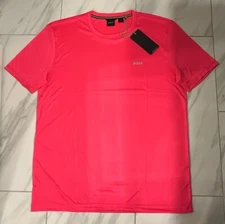 Boss Hugo Boss Men's Performance T-Shirt Hot Pink New