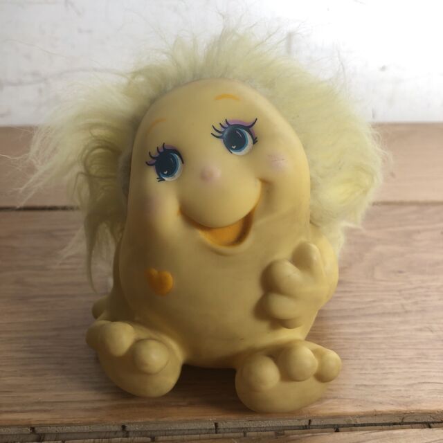 1984 Snugglebumms Baby Warmly Yellow with Yellow Hair Playskool Vintage RARE