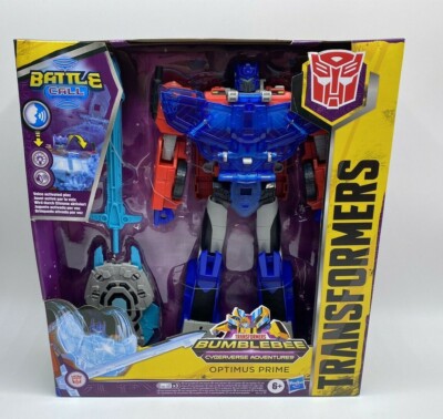 2020 Transfomers Bumblebee Cyberverse Optimus Prime Battle Call Action Figure