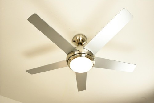Ceiling Fan With Light and Remote Control Fresco Nickel Matte Pine 112 CM - Picture 3 of 12