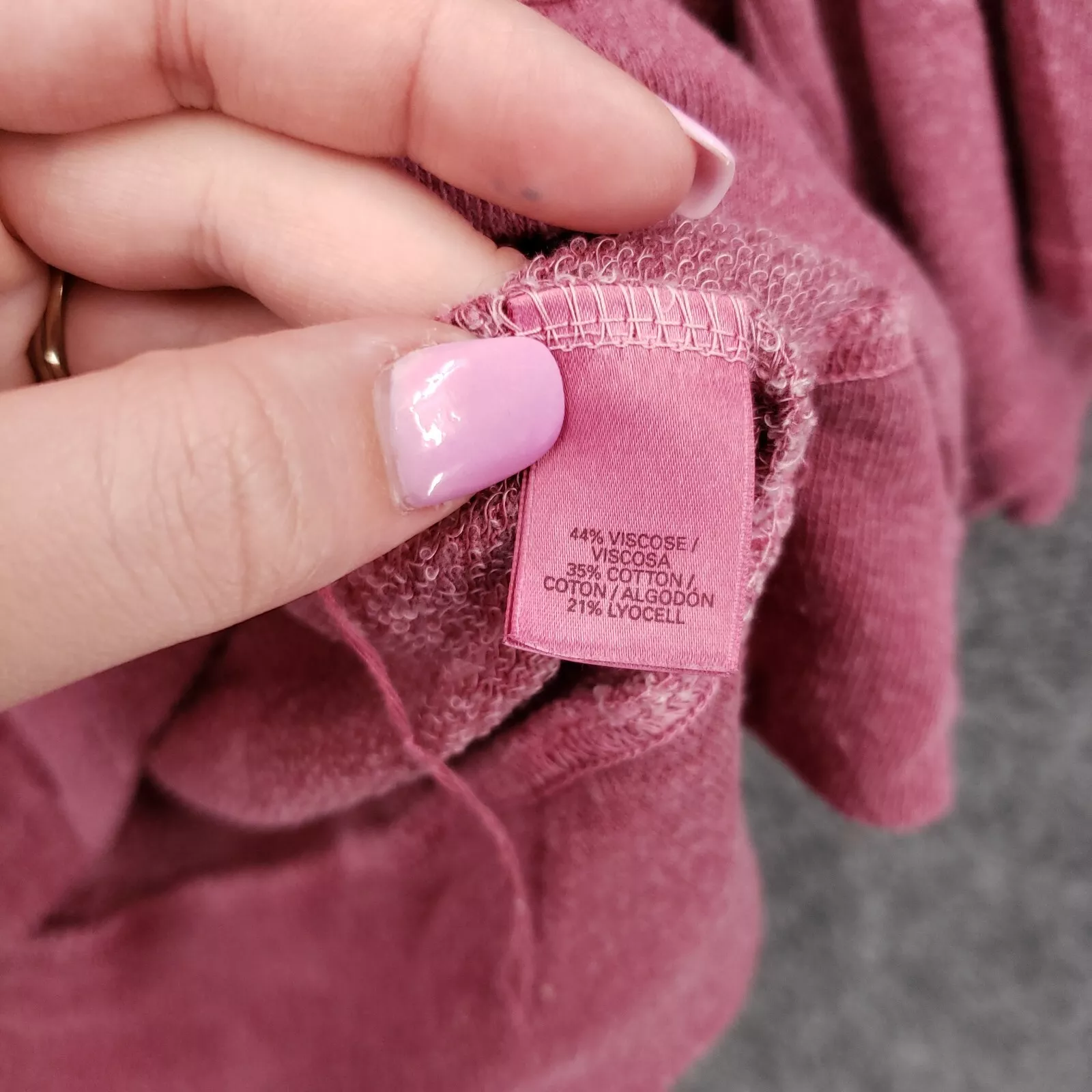 victoria-secret-vs pullover cowl neck bell sleeves sweatshirt