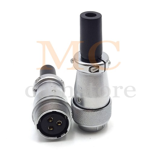 WEIPU WS20 3pin Docking Connector AC DC LED Industrial Equipment Bulkhead Plug - Picture 5 of 11