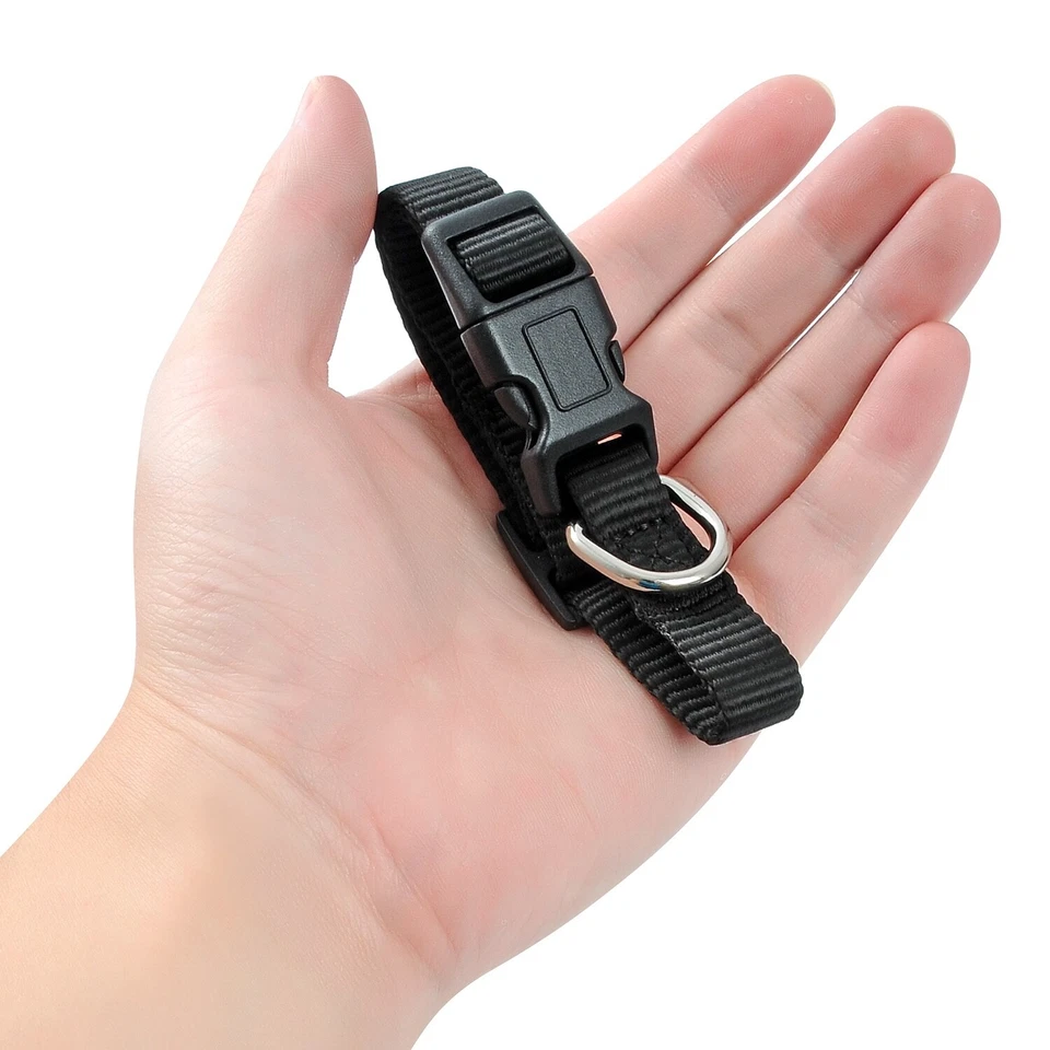 Juego de 12 collares de identificación de cachorro de nailon suave para cachorro Foto 2 de 4