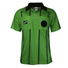 Official Sports International Mens USSF Economy Green Referee Soccer Jersey NWT