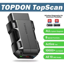 TOPDON TopScan Bluetooth OBD2 scanner iOS/Android code reading 8 hot resets BI
