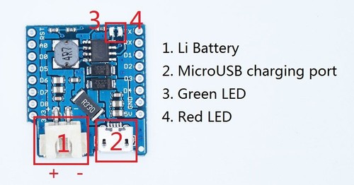 Módulo Wifi WeMos D1 Mini ESP8266 ESP 12F DHT22 AM2320 CH340 CP2104 para NodeMCU - Imagen 21 de 65