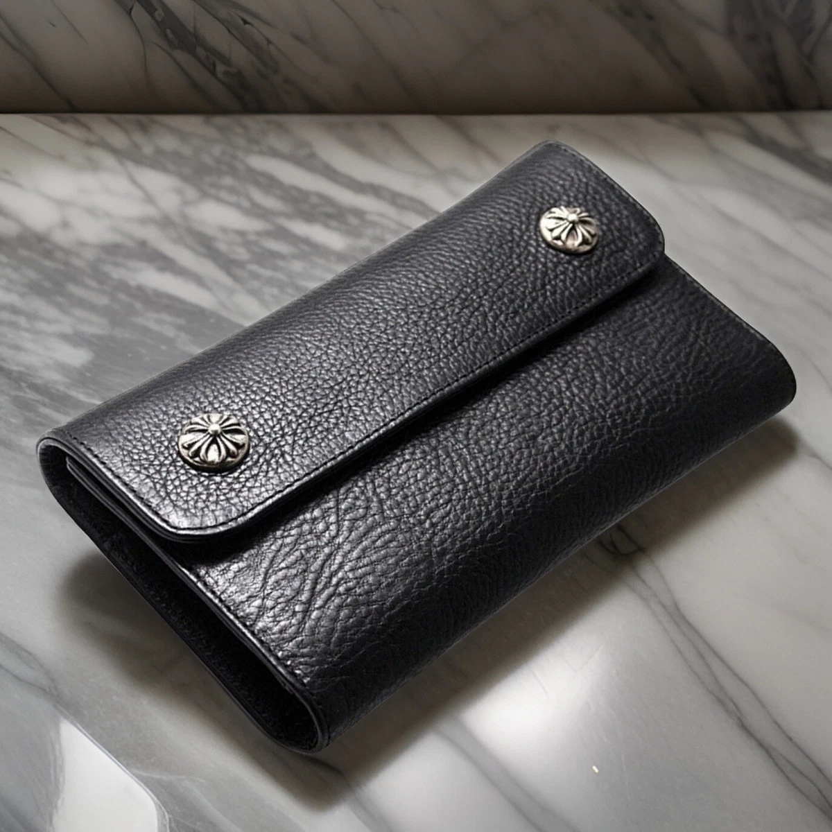 小物 Chrome Hearts Wave Wallet Leather\