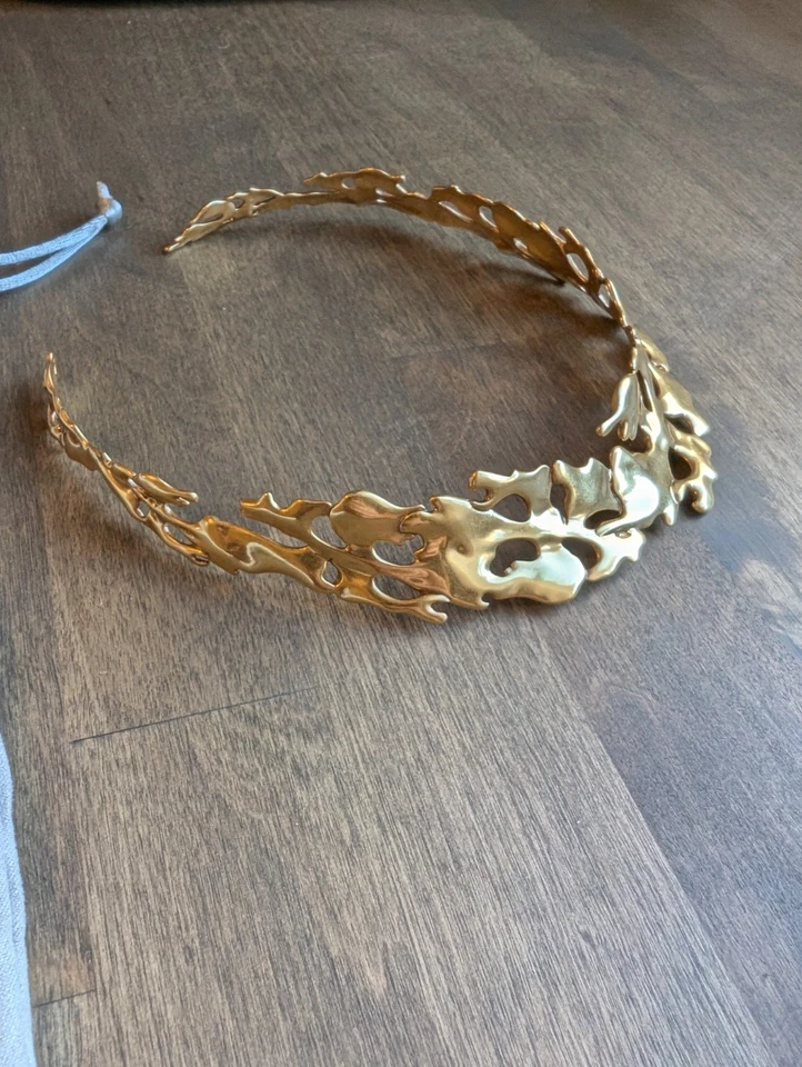 Ожерелье Kendra Scott Savanna красивое золото 23 карата латунь - Изображение 2 из 4