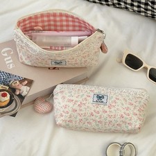 Koronka Kwiatowy wzór Torba na długopis Duża pojemność Wielofunkcyjna piórnik papierniczy