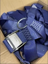 100 X 90.5” Heavy Duty Cargo Net/Strapes For Semi Trailer Blue