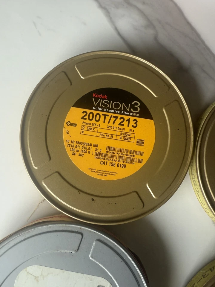 Película Kodak 16 mm 500T/7218 - color negativo 400 pies - 800 pies rollos sellados de fábrica Foto 2 de 4