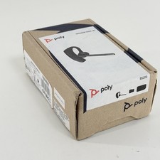 Poly Voyager 5200 UC Bluetooth Headset Black B5200 Case Cable Noise Canceling