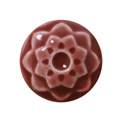 Amaco Celadon C-53 Weeping Plum Raspberry Red High Fire Transparent Gloss Glaze