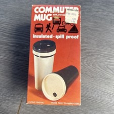 Vtg Flambeau Insulated Spill Proof Commuter Coffee Mug 14 Oz made in USA