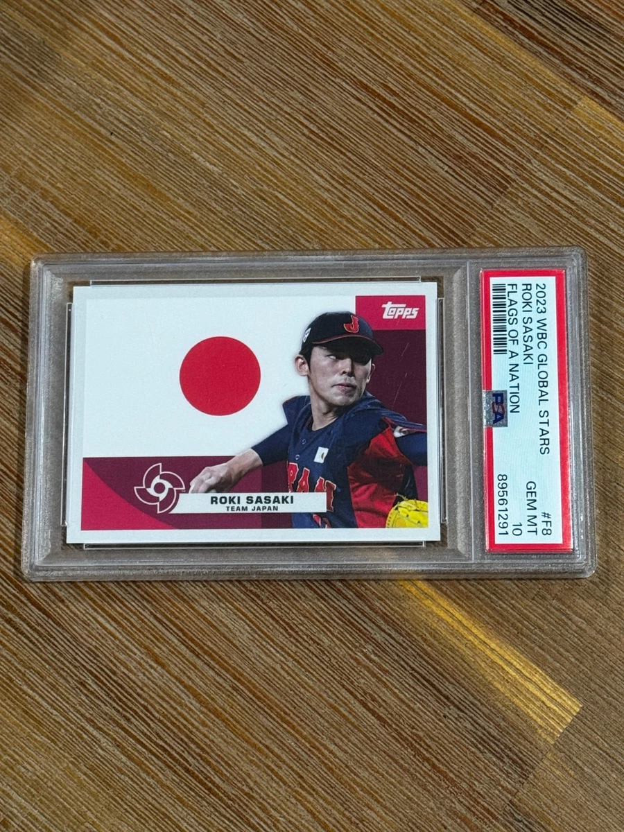 2023 Topps World Baseball Classic Global Stars - Roki Sasaki #F-8