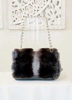 Chanel Limited Edition Rabbit Fur Flap Bag | eBay